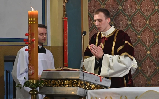 Prymicyjna Msza św. ks. Michała Juraszczyka w Zebrzydowicach