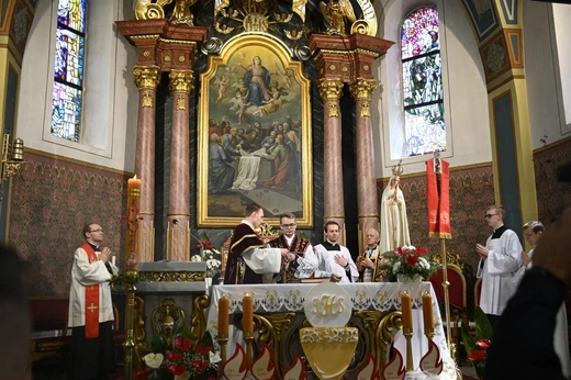 Prymicyjna Msza św. ks. Michała Juraszczyka w Zebrzydowicach