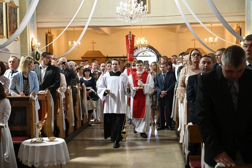 Prymicyjna Msza św. ks. Michała Juraszczyka w Zebrzydowicach