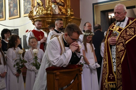 Prymicyjna Msza św. ks. Michała Juraszczyka w Zebrzydowicach