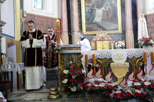 Prymicyjna Msza św. ks. Michała Juraszczyka w Zebrzydowicach