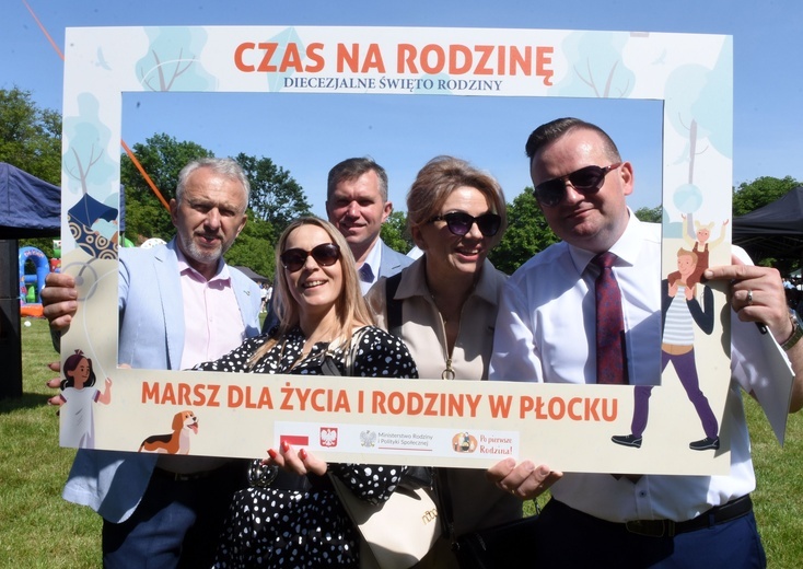 Płock. Marsz i święto rodziny