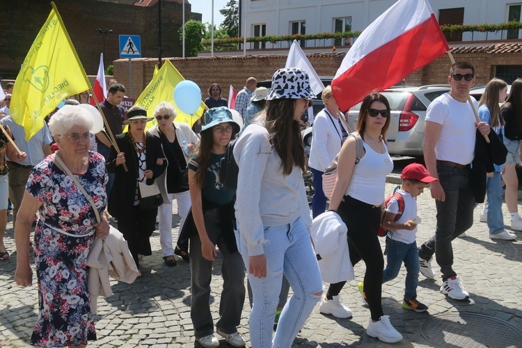 Płock. Marsz i święto rodziny