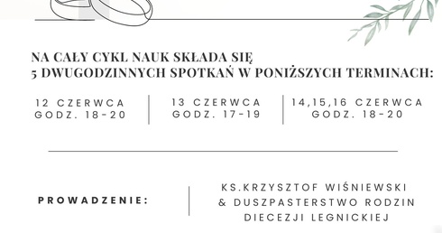Kurs przedmałżeński, ale czy "last minute"?
