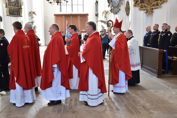 Msza św. w dniu strażackiego święta w Gdańsku