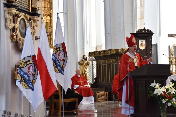 Msza św. w dniu strażackiego święta w Gdańsku