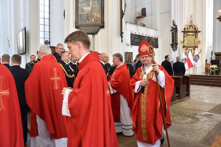 Msza św. w dniu strażackiego święta w Gdańsku