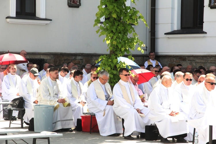Pielgrzymka kapłanów diecezji tarnowskiej do Tuchowa