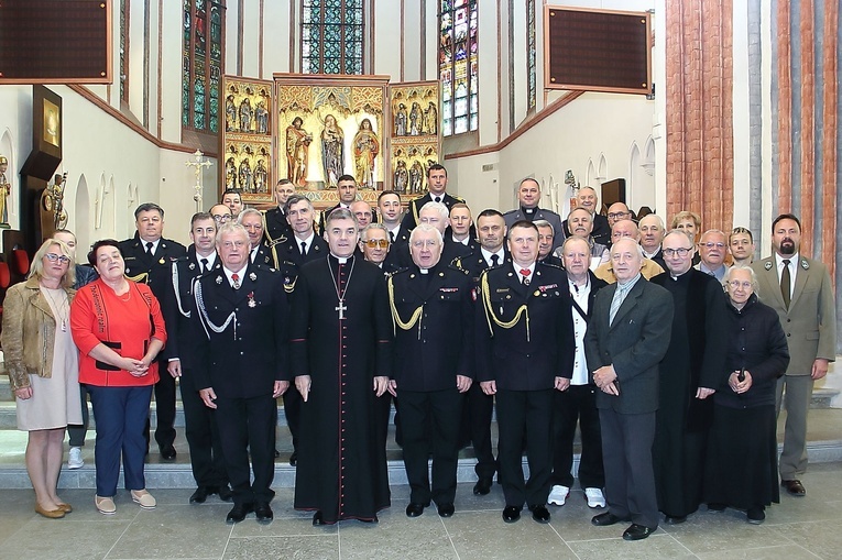 Straż Pożarna - uroczystości w katedrze