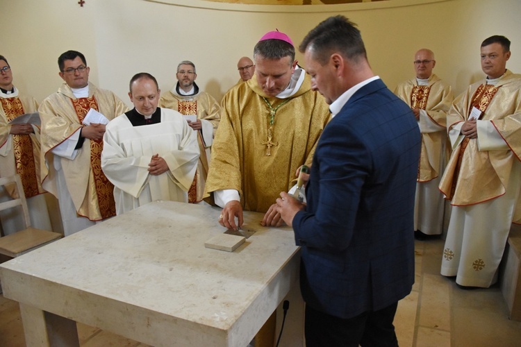 Poświęcenie kościoła w monasterze