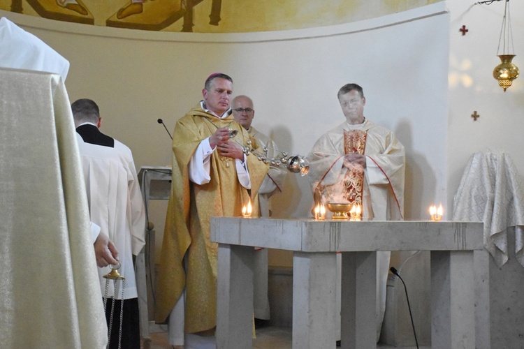 Poświęcenie kościoła w monasterze