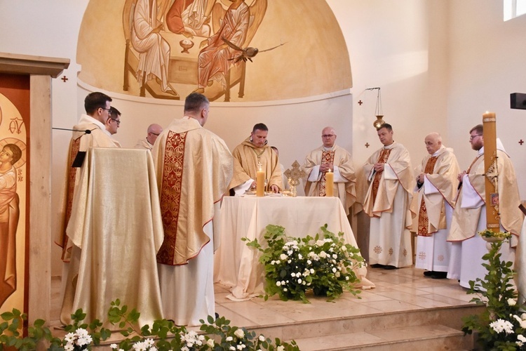 Poświęcenie kościoła w monasterze