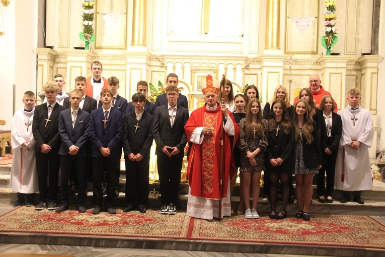 Bierzmowanie w Tymbarku