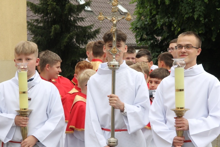 Bierzmowanie w Tymbarku