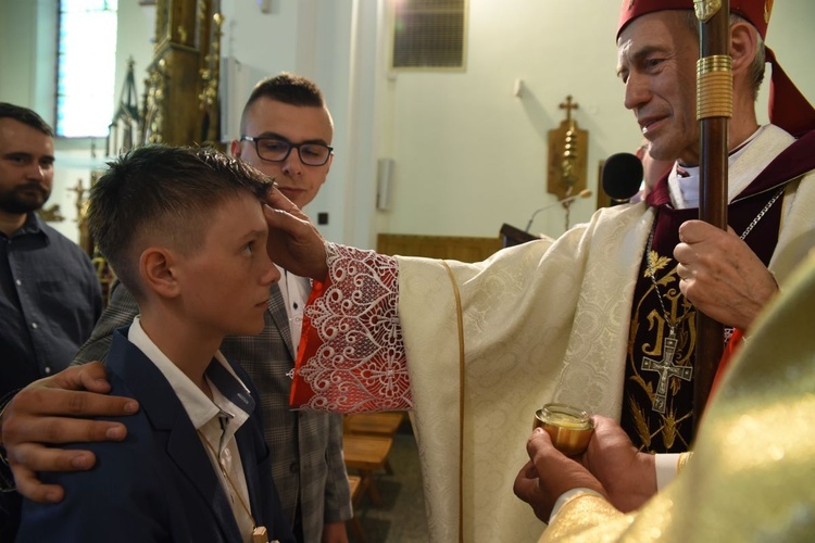 Bierzmowanie w Łapczycy