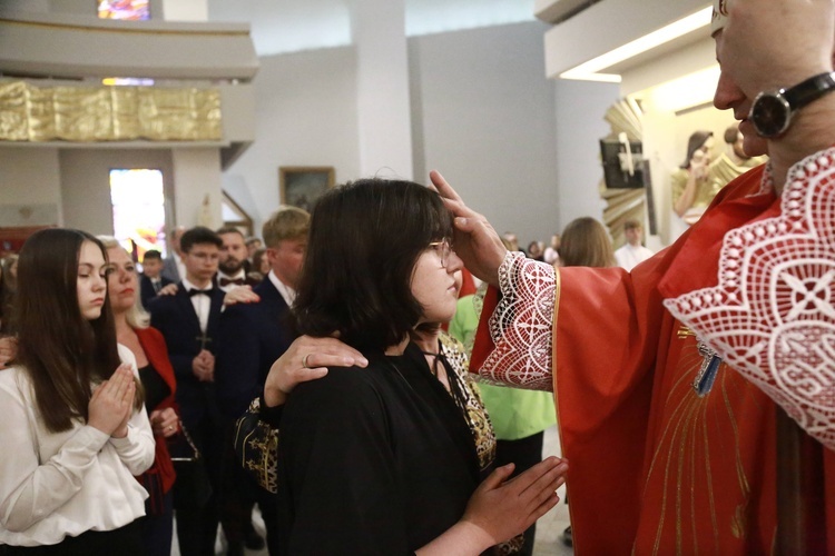 Bierzmowanie w Moszczenicy