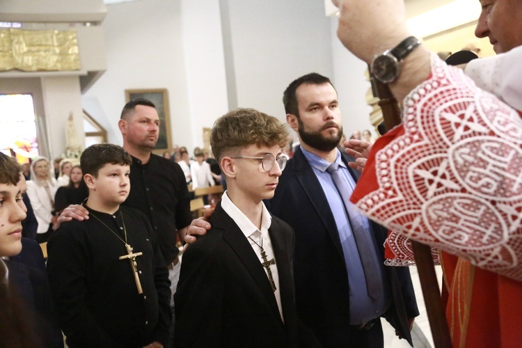 Bierzmowanie w Moszczenicy