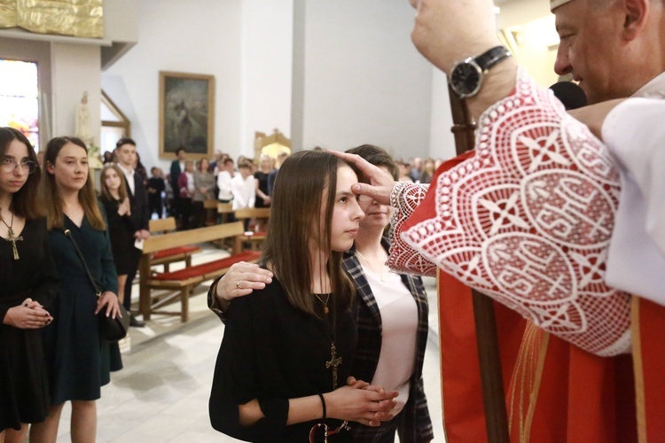 Bierzmowanie w Moszczenicy