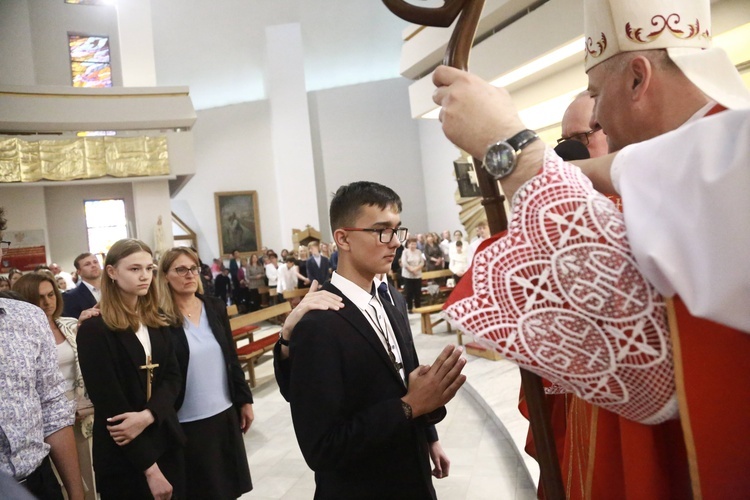 Bierzmowanie w Moszczenicy