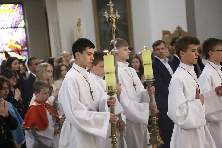 Bierzmowanie w Moszczenicy