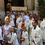 Procesja eucharystyczna na ulicach Głogowa