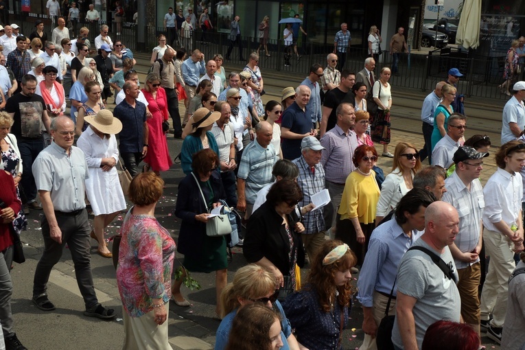 Centralna procesja Bożego Ciała we Wrocławiu 2023