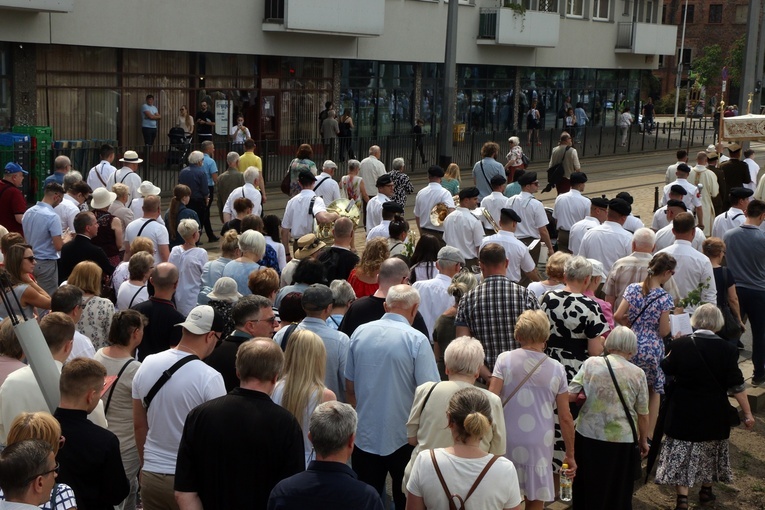Centralna procesja Bożego Ciała we Wrocławiu 2023
