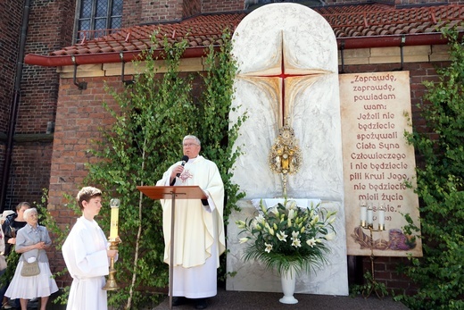 Procesja Bożego Ciała na gliwickiej starówce