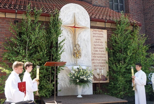 Procesja Bożego Ciała na gliwickiej starówce