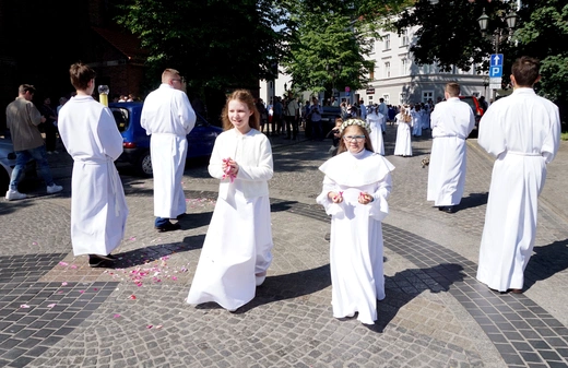 Procesja Bożego Ciała na gliwickiej starówce