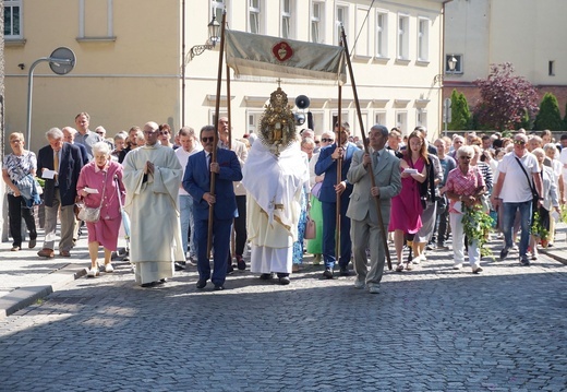 Procesja Bożego Ciała na gliwickiej starówce