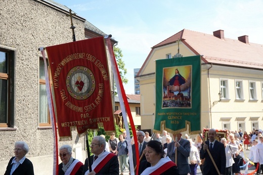 Procesja Bożego Ciała na gliwickiej starówce