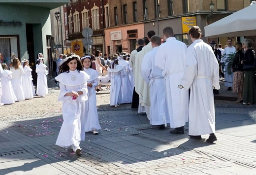 Procesja Bożego Ciała na gliwickiej starówce