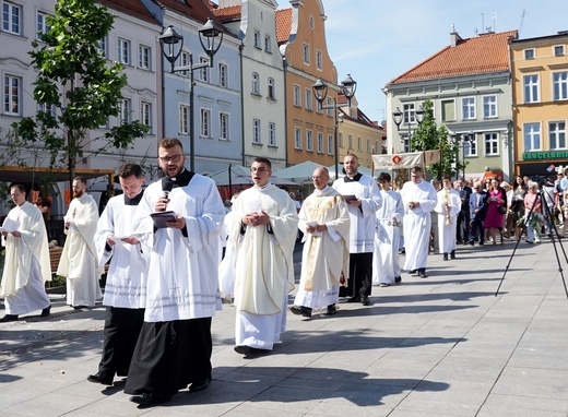 Procesja Bożego Ciała na gliwickiej starówce