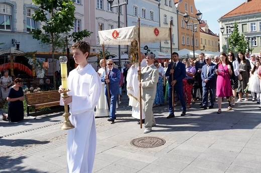 Procesja Bożego Ciała na gliwickiej starówce