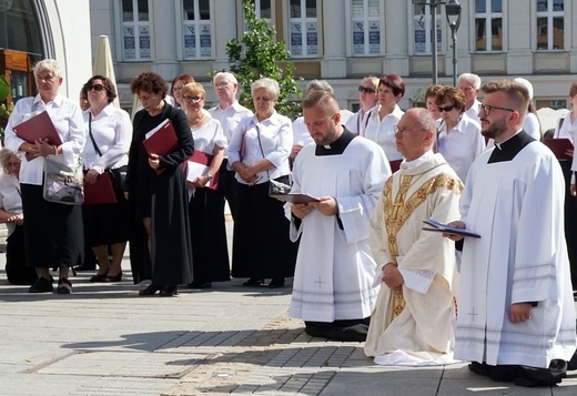 Procesja Bożego Ciała na gliwickiej starówce