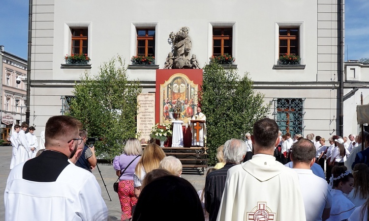 Procesja Bożego Ciała na gliwickiej starówce