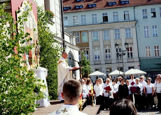 Procesja Bożego Ciała na gliwickiej starówce