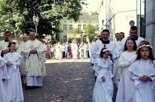 Procesja Bożego Ciała na gliwickiej starówce