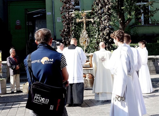 Procesja Bożego Ciała na gliwickiej starówce