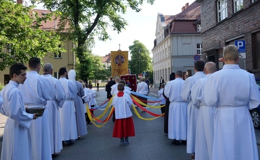 Procesja Bożego Ciała na gliwickiej starówce