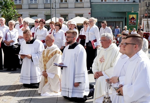 Procesja Bożego Ciała na gliwickiej starówce