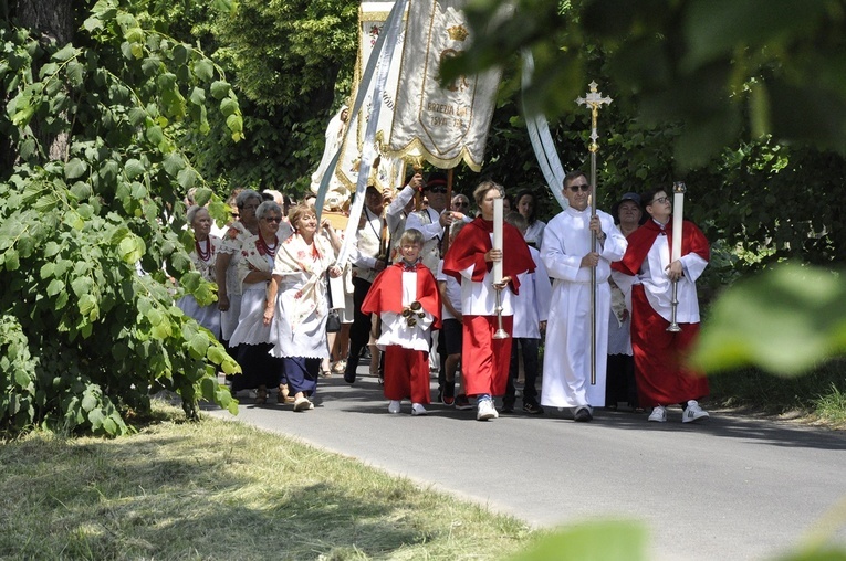 Procesja Bożego Ciała w Brzeziej Łące