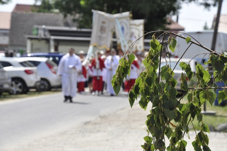 Procesja Bożego Ciała w Brzeziej Łące