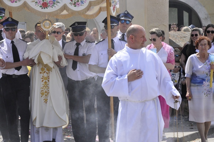 Procesja Bożego Ciała w Brzeziej Łące