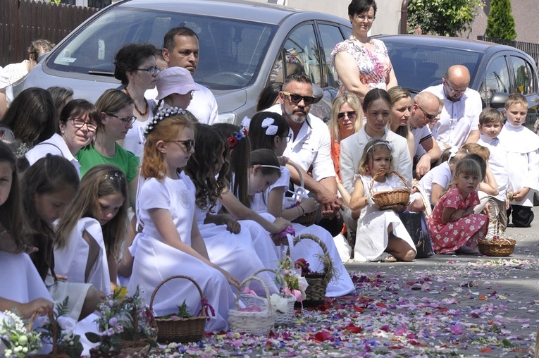 Procesja Bożego Ciała w Brzeziej Łące