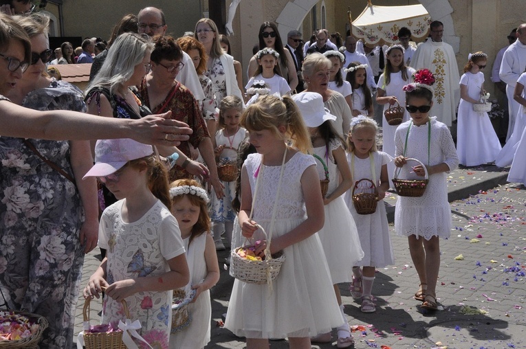 Procesja Bożego Ciała w Brzeziej Łące