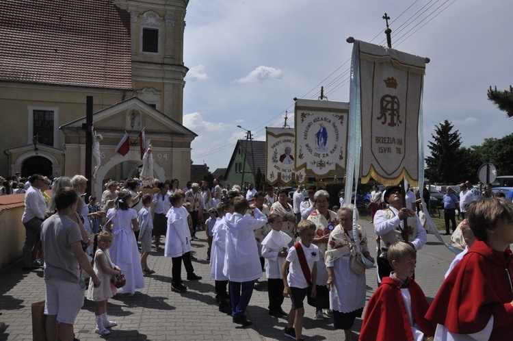 Procesja Bożego Ciała w Brzeziej Łące