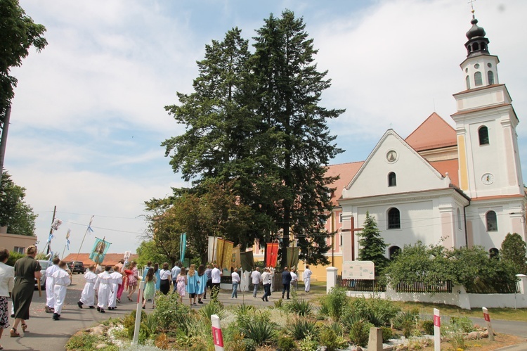 Procesja Bożego Ciała w Głębowicach