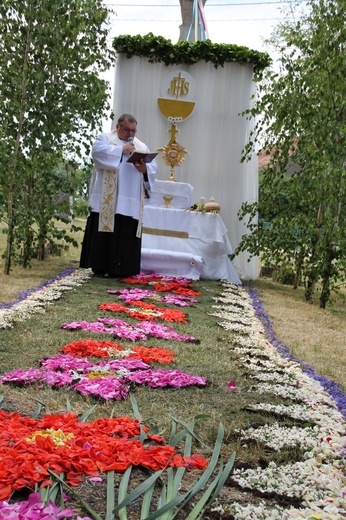 Procesja Bożego Ciała w Głębowicach